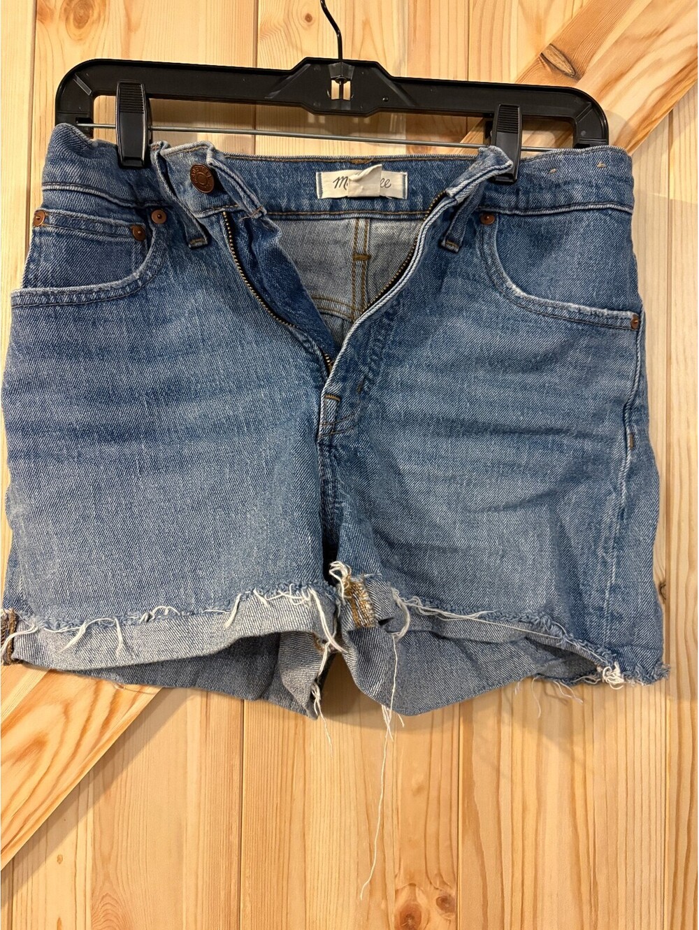 Madewell High Rise Denim Shorts Size 27